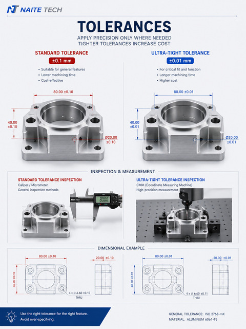 cnc machining tolerances