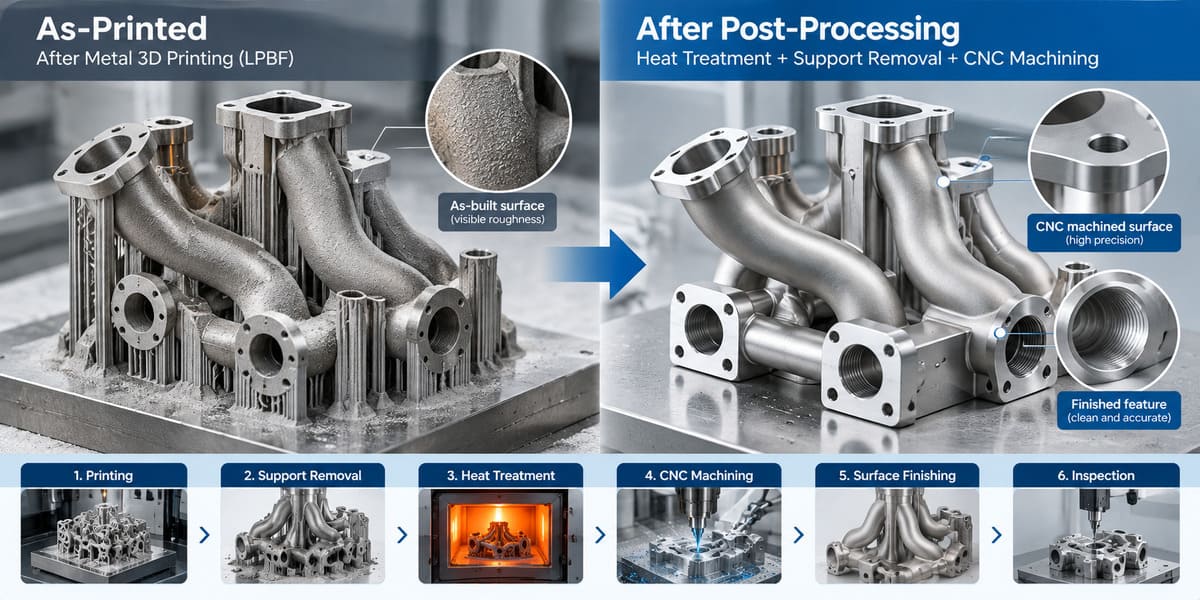 Side-by-side view of an as-printed metal component and the same component after CNC finishing.jpg