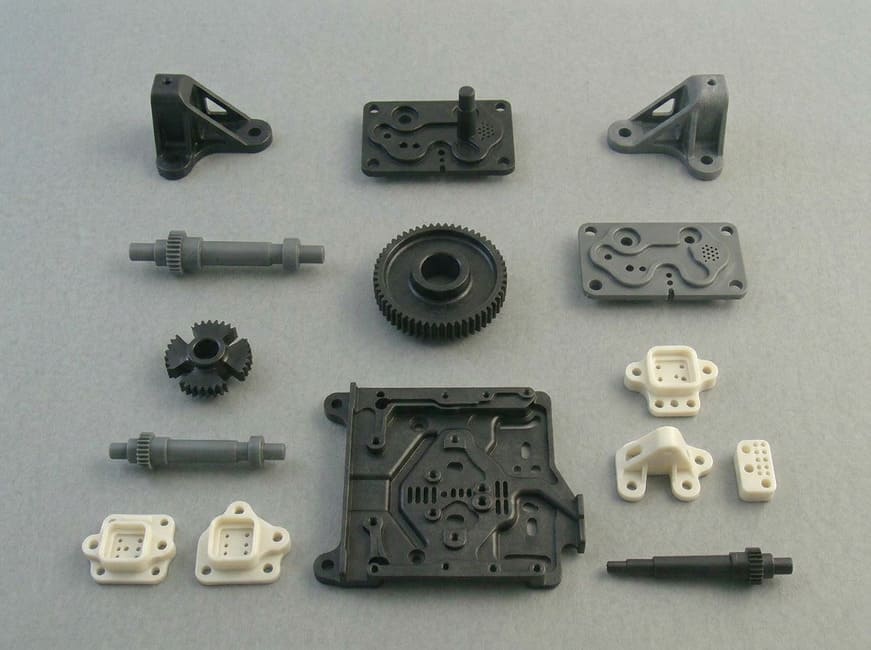 Automotive parts made of engineering plastics