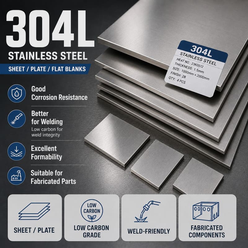 304L Stainless Steel: Properties, Weldability & Applications