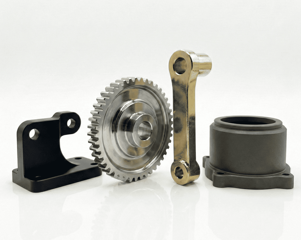 Surface treatment of CNC machined parts