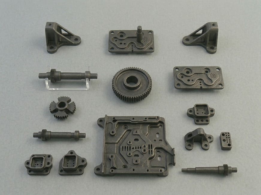 Automotive machined parts made of steel and carbon steel