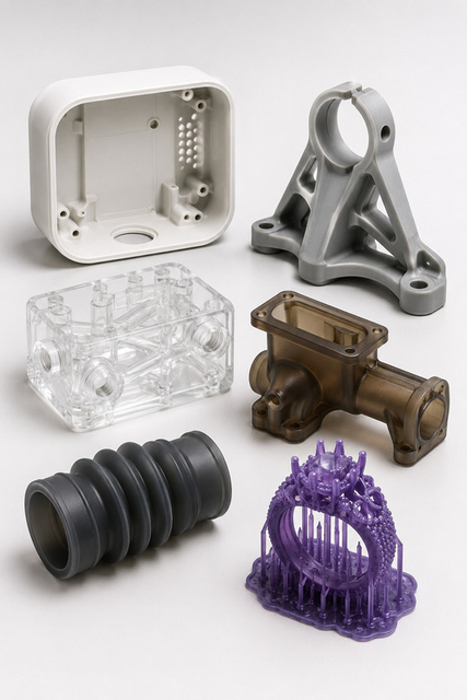 Clear, Tough & High-Temperature Resin Material Options