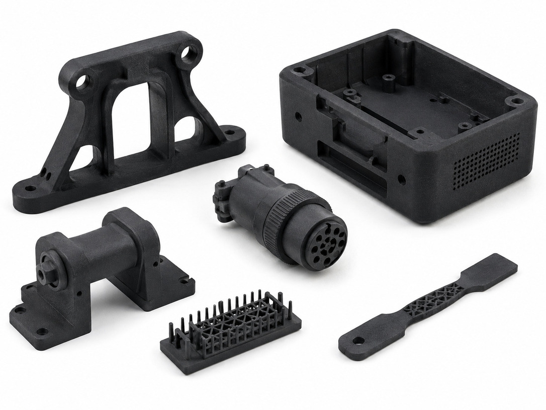 MJF functional nylon prototype parts for engineering validation and product testing