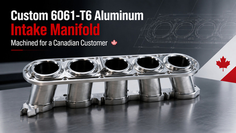 Custom 6061-T6 aluminum intake manifold five-axis CNC machining case study.jpg