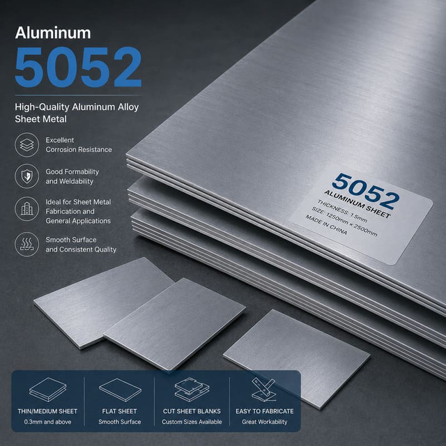 Aluminum 5052 Sheet Metal: Corrosion-Resistant Material for Enclosures & Fabrication