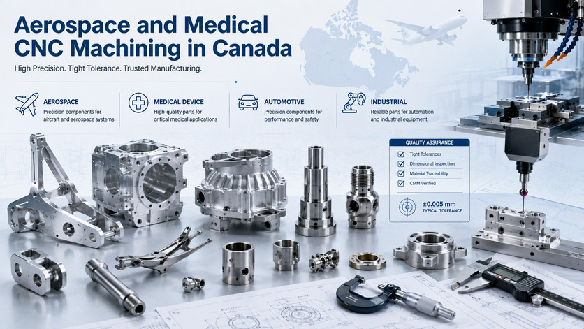 Aerospace and medical CNC machining in Canada with precision machined components and quality inspection..jpg