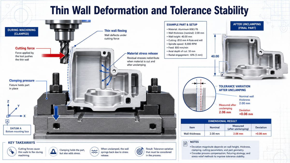 Thin wall deformation affecting CNC machining tolerance stability.jpg