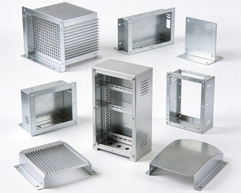 Aluminum alloy sheet metal processing parts for industrial equipment