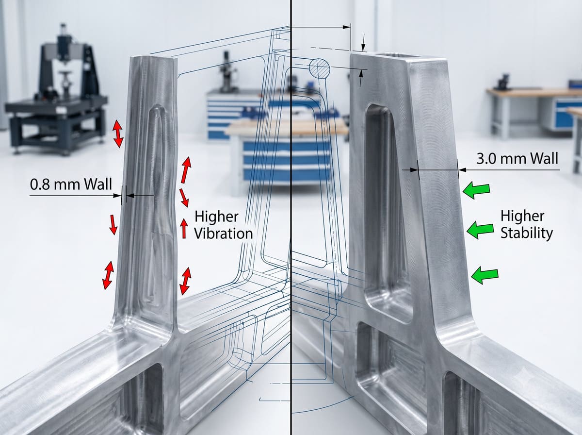 Thin wall versus thick wall CNC machining structural stability comparison.jpg