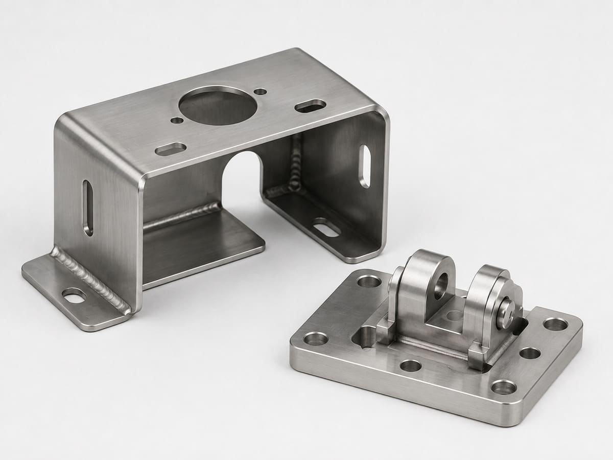 304 stainless steel fabricated brackets, housings and general-purpose components