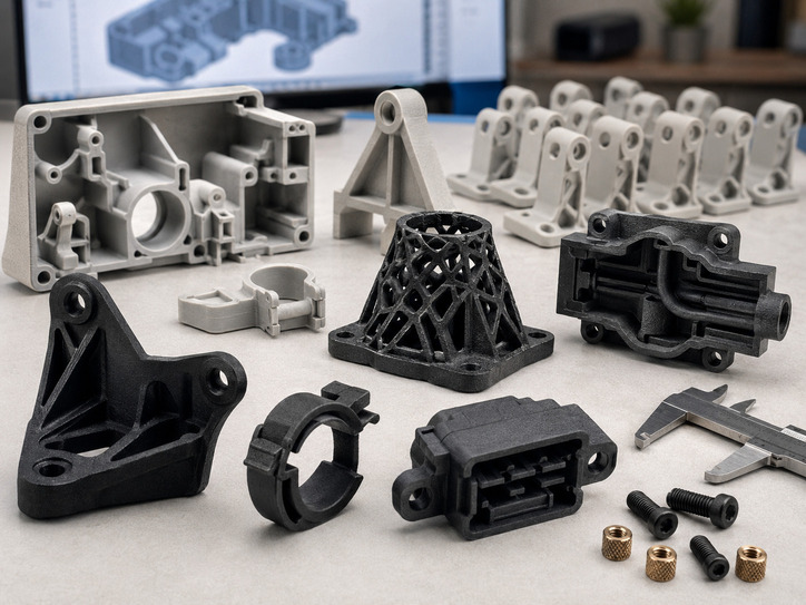 Why choose SLS 3D printing for strong functional nylon prototype parts