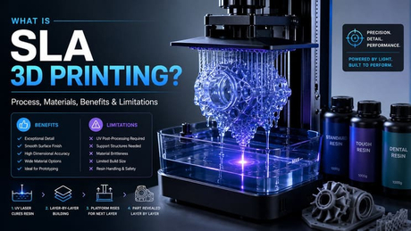 SLA 3D Printing Process, Materials, Advantages, and Limitations.jpg