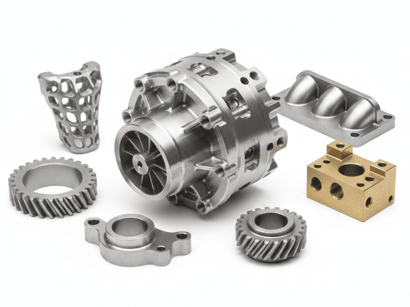 Highly complex CNC milling of parts