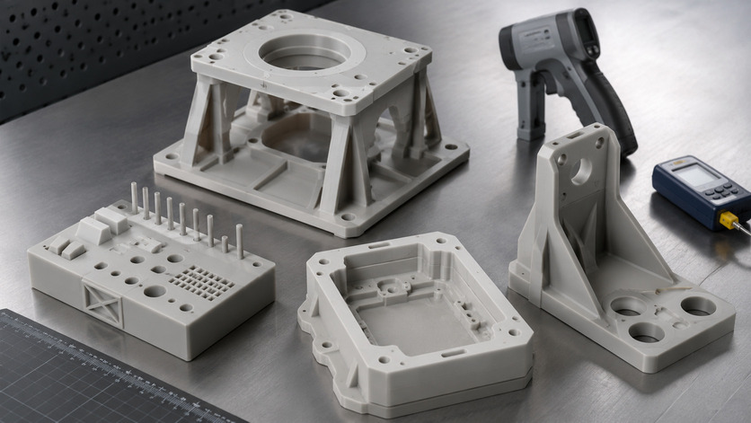 High-temperature SLA resin prototype for heat-resistant testing applications