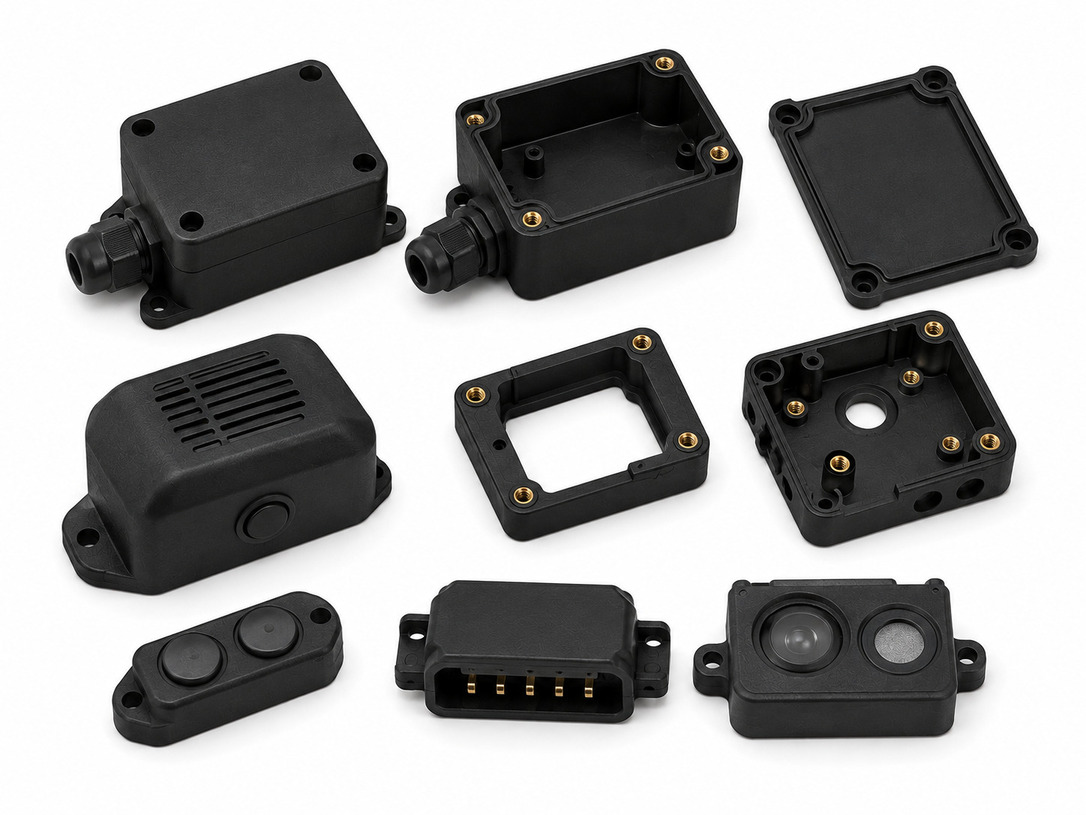 MJF nylon electronic housings for device enclosures sensors and fit checks