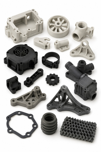 Nylon PA12, PA11 & Glass-Filled Nylon Material Options