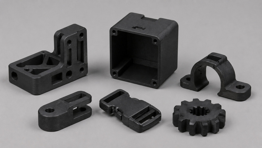 Nylon PA12 3D printed parts