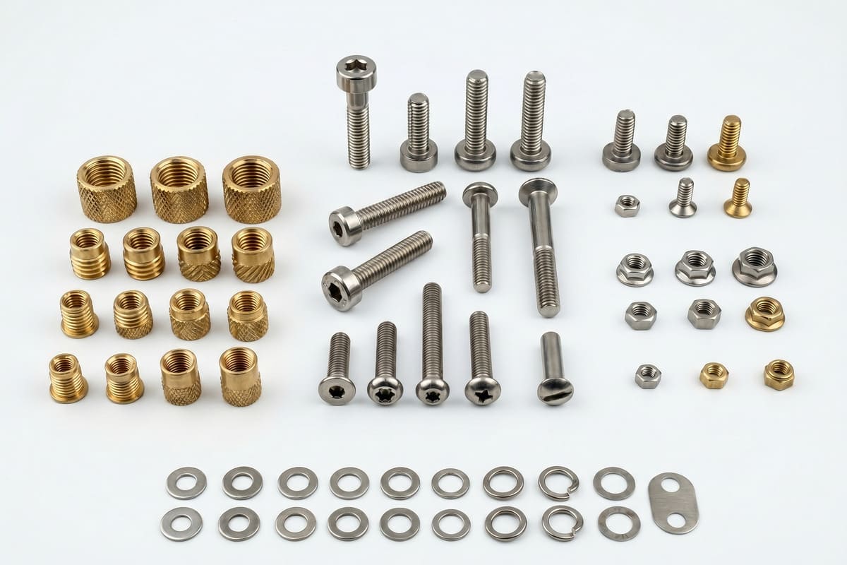 Swiss CNC machining of precision fasteners and inserts