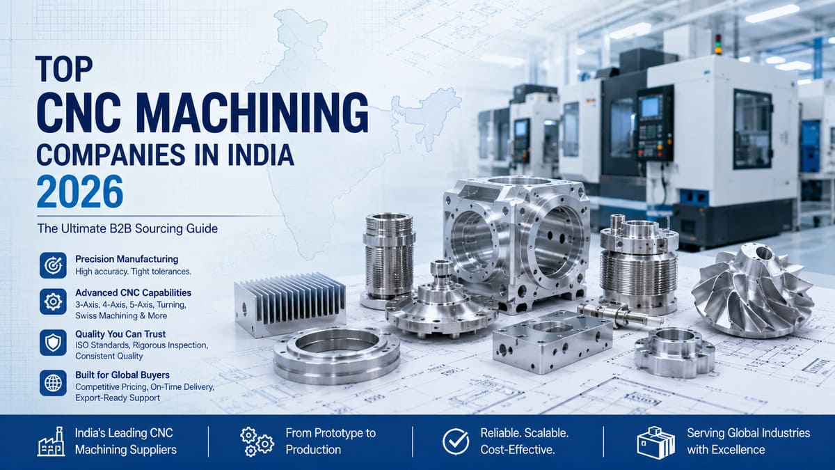 Top CNC machining companies in India 2026 with precision CNC machined parts and modern machining center..jpg